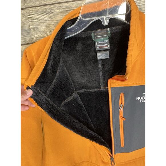 North Face Jacket Mens XL Orange Bionic Fleece Lined Softshell Summit Series - Picture 10 of 14